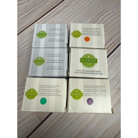 Scentsy Other - 6! Scentsy 20 Watt Light Bulbs Replacements Lot NIB New